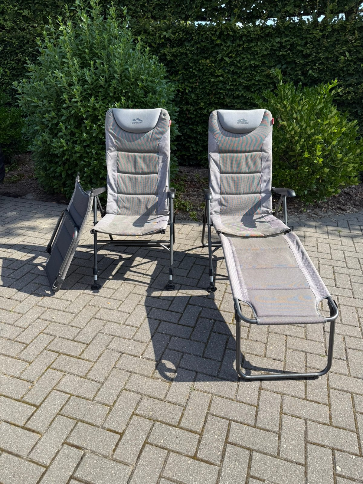 Camping stoelen de Waard, Ophalen, Gebruikt, Campingstoel