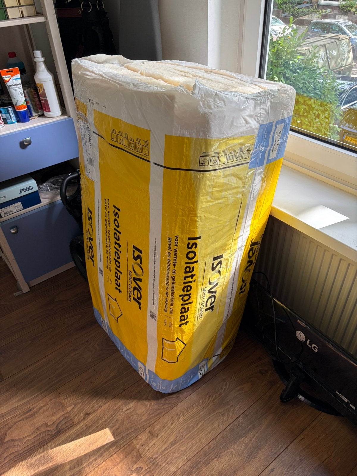 Isover Isolatieplaat glaswol, Ophalen, 4 tot 8 cm, 5 tot 10 m², Zo goed als nieuw