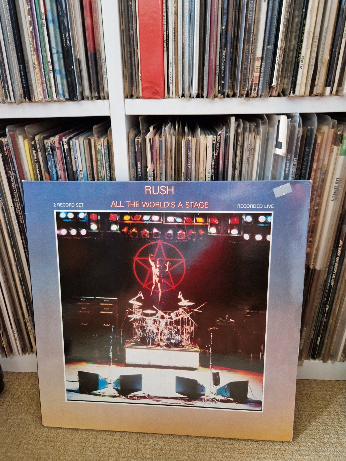 Rush - all the world's a stage 2LP, Ophalen of Verzenden, Gebruikt, 12 inch, Progressive