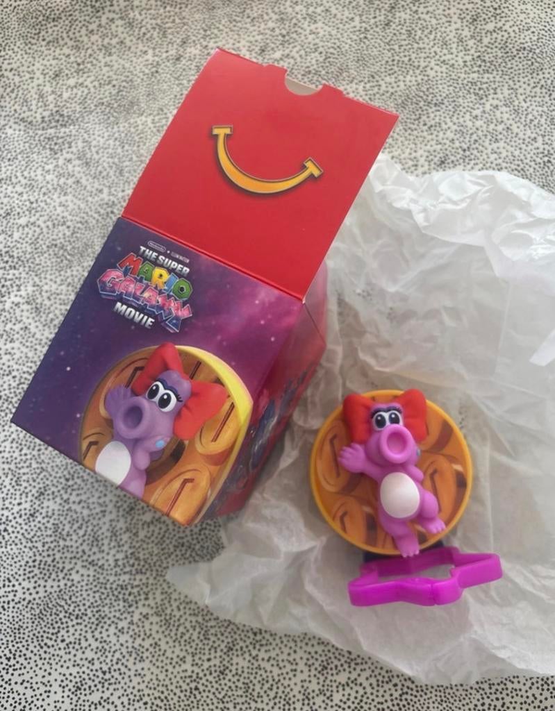 Happy Meal Speeltje Super Mario movie ,Birdo, Ophalen of Verzenden, Nieuw, Jongen of Meisje