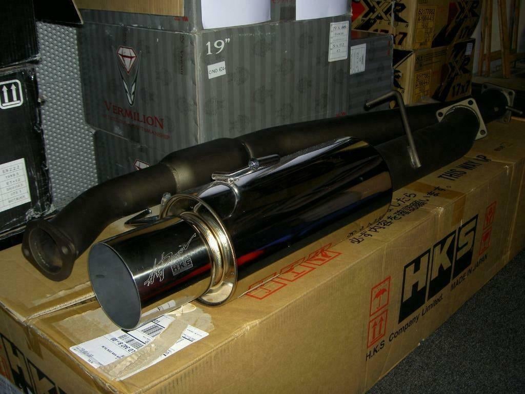 HKS Hi-Power 409 Cat-Back uitlaatsysteem - Skyline R33 GTST, Auto diversen, Tuning en Styling, Ophalen of Verzenden