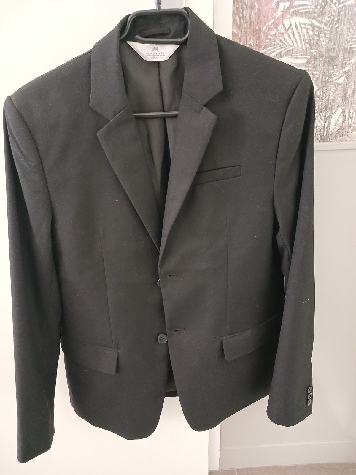 H&M Zwart Colber/Blazer Maat 158, Overige typen, H&M, Ophalen of Verzenden, Zo goed als nieuw