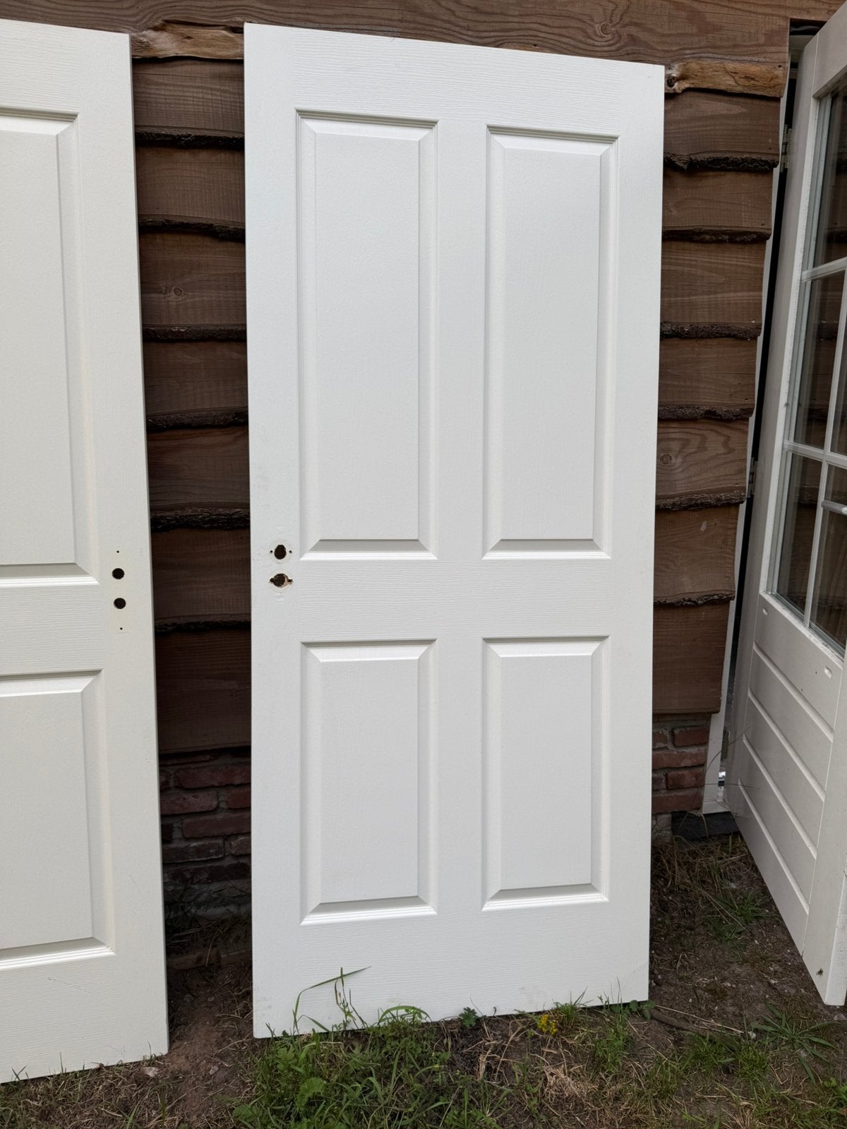 Te Koop 2 nette opdek binnendeuren 211,5 x 90 cm, Doe-het-zelf en Verbouw, Deuren en Horren, Ophalen, Zo goed als nieuw, Binnendeur
