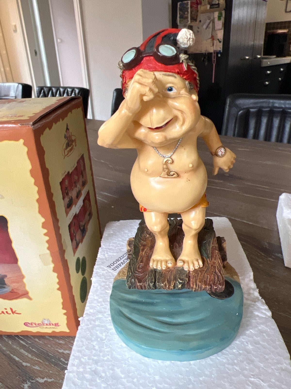 Efteling Luik beeldje - Het Volk van Laaf, Verzamelen, Ophalen of Verzenden, Zo goed als nieuw, Beeldje of Poppetje