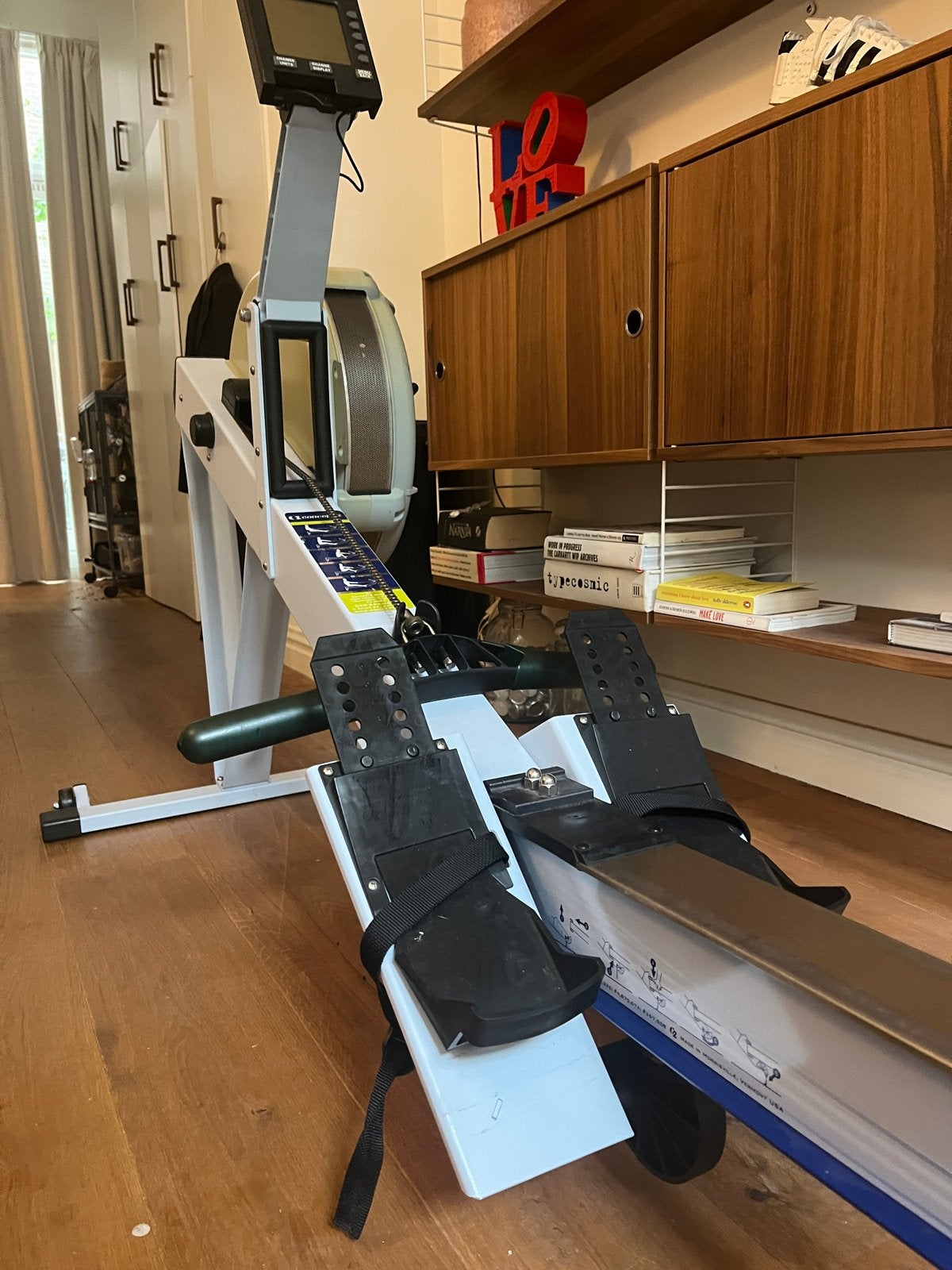 Concept 2 Indoor Rower PM3 Roeitrainer, Ophalen, Gebruikt, Armen, Metaal
