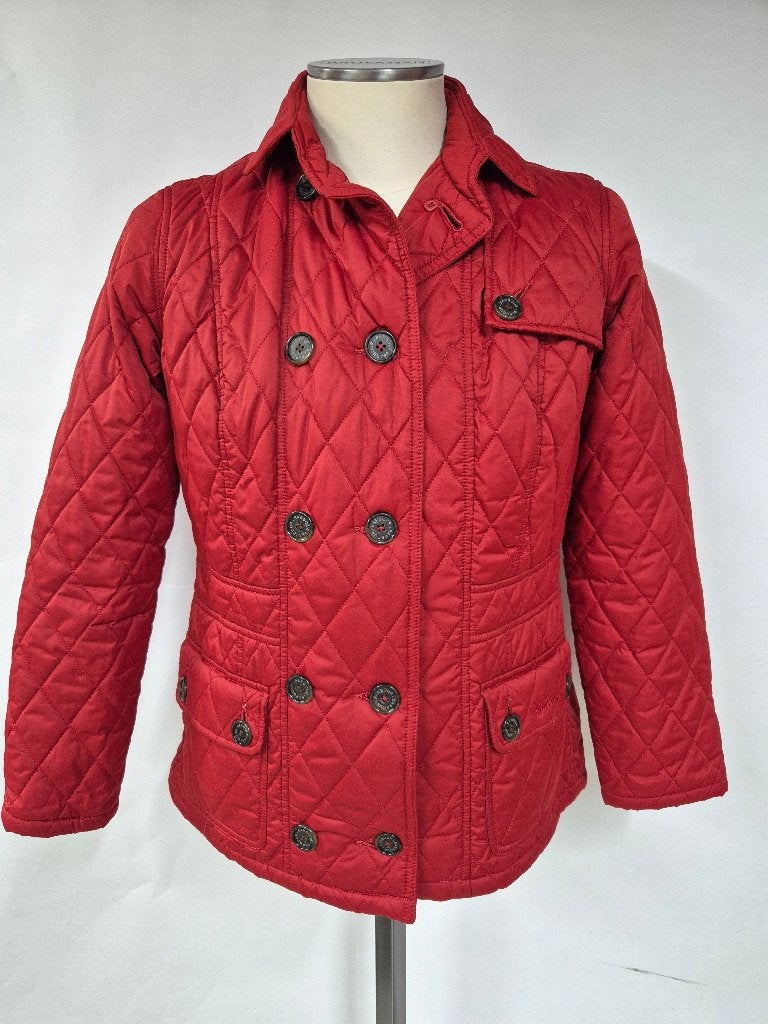 Barbour 'Double Breasted Jkt' Quilt jas, maat 38, Kleding | Dames, Maat 38/40 (M), Barbour, Ophalen of Verzenden, Zo goed als nieuw