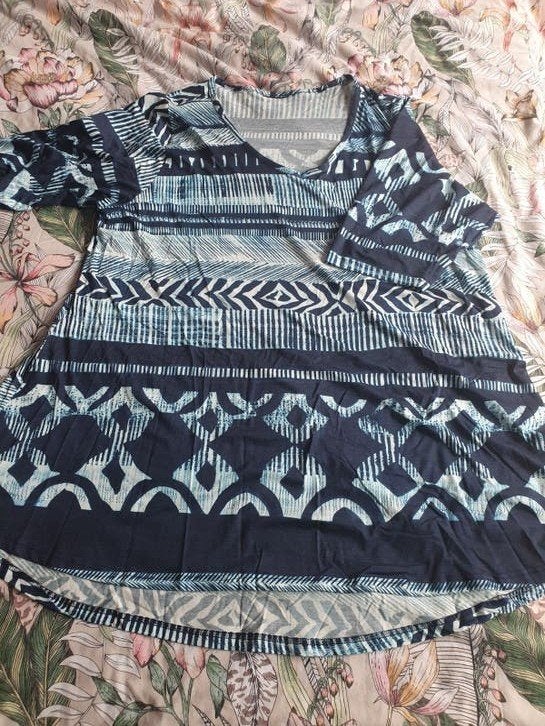 Zomerse Ophilia shirt, maat 5 (50/52), z.g.a.n., Kleding | Dames, Blauw, Zo goed als nieuw, Ophilia, Shirt of Top
