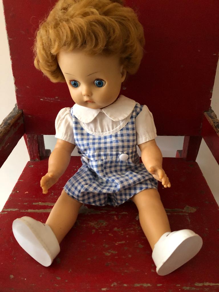 Vintage pop jaren 60, Verzamelen, Poppen, Ophalen of Verzenden, Gebruikt, Pop