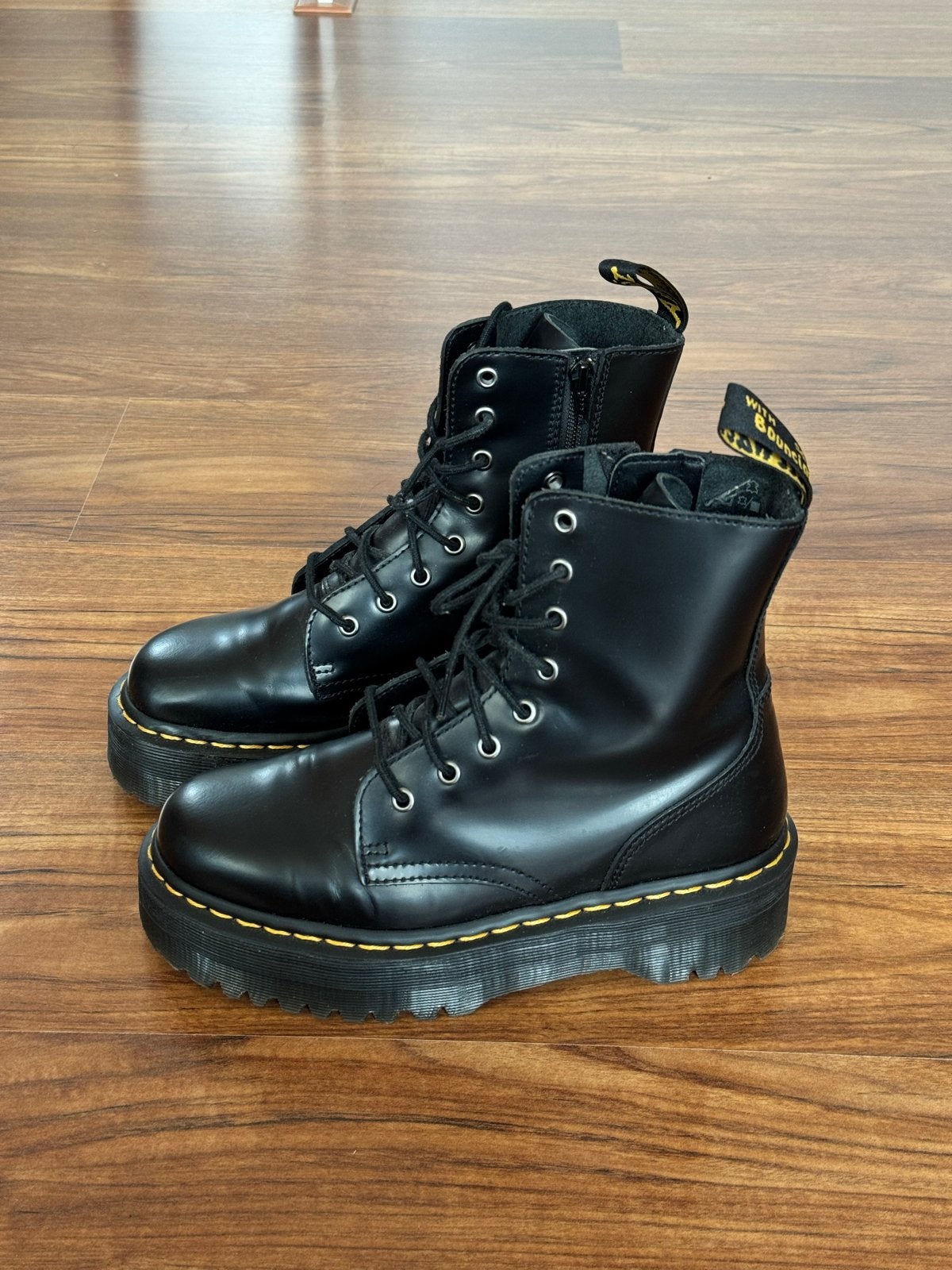 Dr. Martens Jadon Platform Boots Zwart 39, Zwart, Lage of Enkellaarzen, Ophalen of Verzenden, Zo goed als nieuw