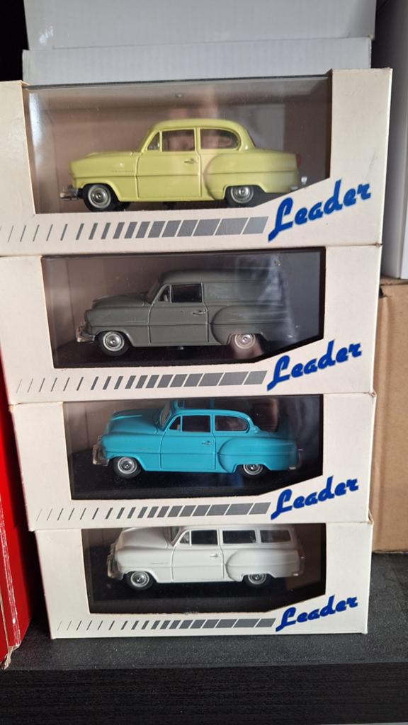Opel rekord olympia modellen 4 stuks, Ophalen of Verzenden, Zo goed als nieuw, Auto