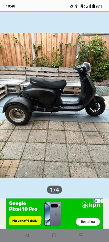 AGM VX-50 mindervalide scooter,, Ophalen of Verzenden, Gebruikt, Benzine, Overige merken