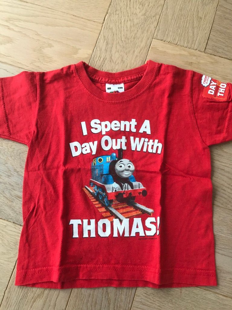 Leuk zgan shirt van Thomas de trein maat 92, Ophalen of Verzenden, Zo goed als nieuw, Shirt of Longsleeve, Thomas de Trein