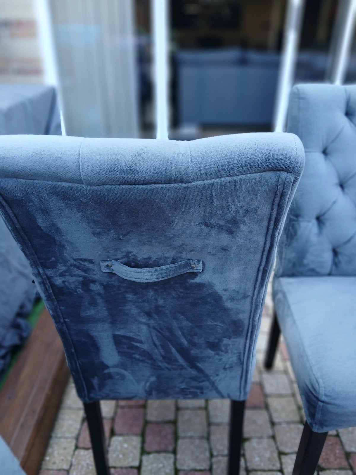stoelen, Ophalen, Zo goed als nieuw, Vier, Grijs