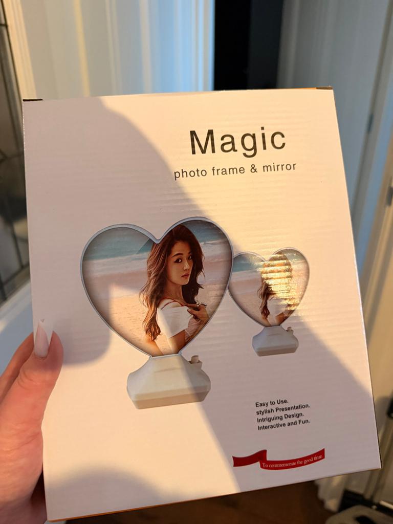 Magic fotolijst & spiegel - Hartvormig, Nieuw, Ophalen of Verzenden, Kleiner dan 8 inch, Minder dan 1 GB