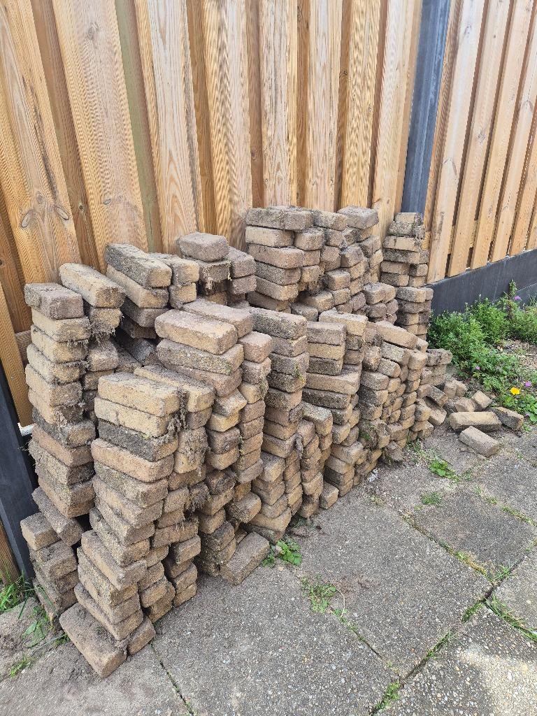 Gratis af te halen klinkers, Ophalen, Gebruikt, Klinkers, 5 tot 10 m²
