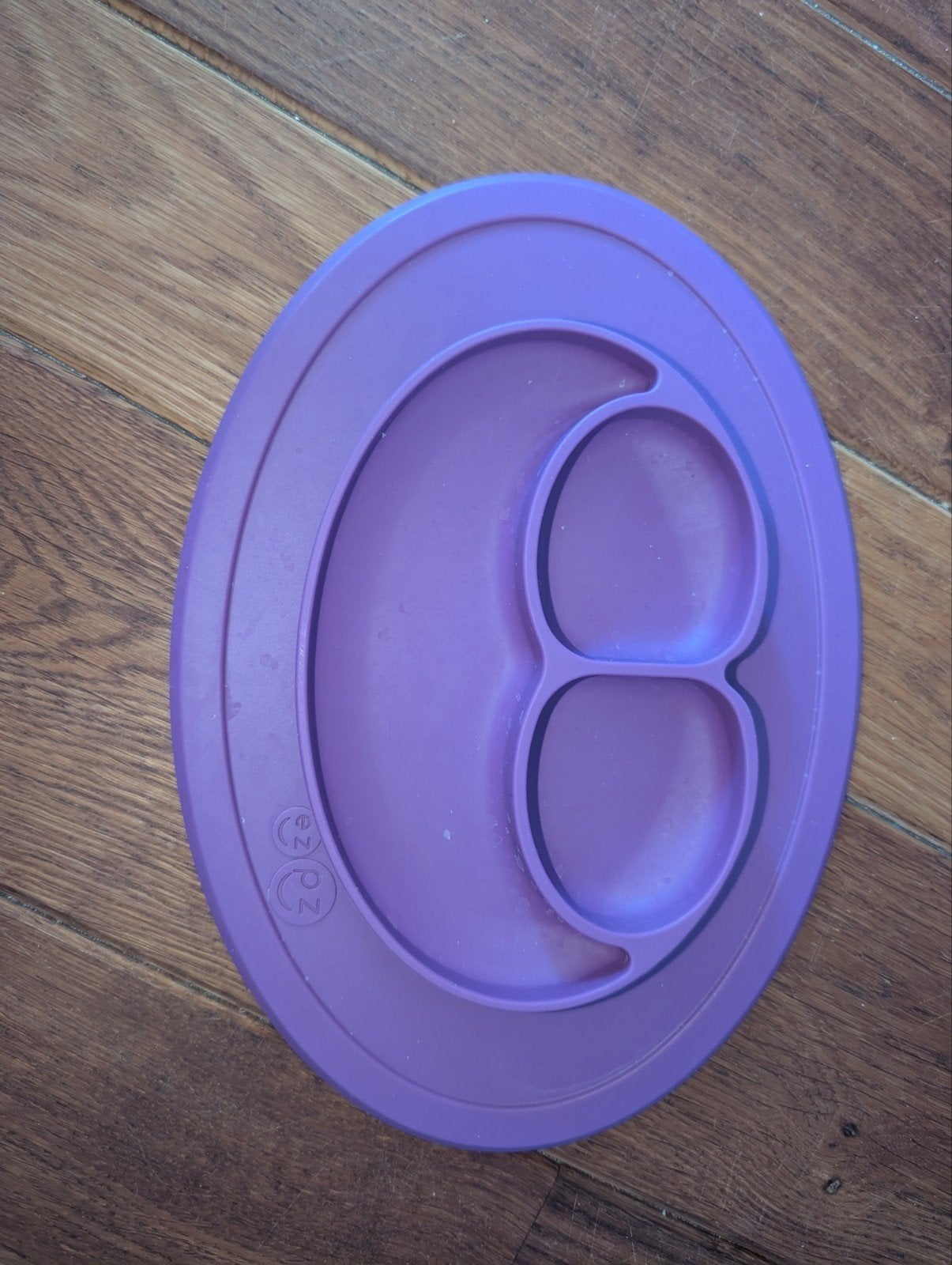 Ezpz Mini Mat siliconen placemat met bordje - Paars, Ophalen, Overige merken, Overige typen, Nieuw