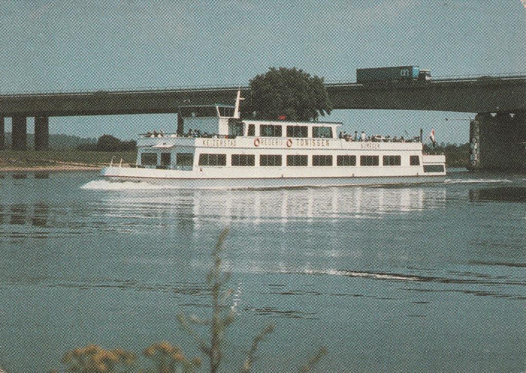 M.P.S. Keizerstad Rederij Tonissen Nijmegen, Verzamelen, Ansichtkaarten | Nederland, Ophalen of Verzenden, 1960 tot 1980, Gelopen