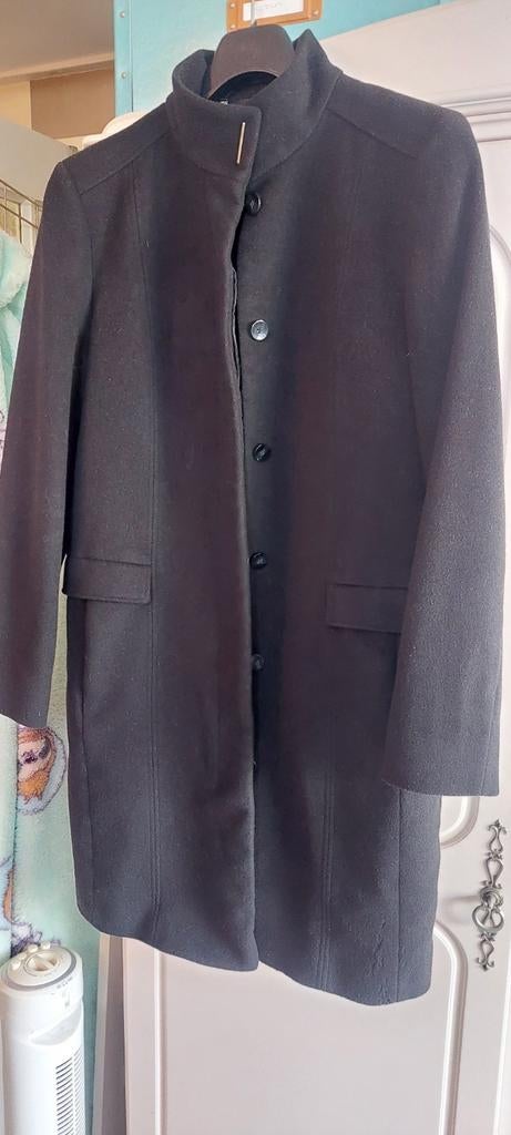 Hugo Boss wollen dames jas, Ophalen, Gedragen, Zwart