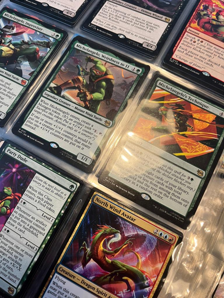 TMNT Turtles Magic MTG ruilen, Ophalen of Verzenden, Meerdere kaarten, Foil