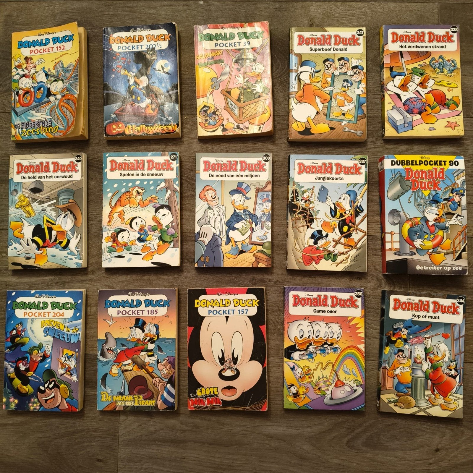 Donald Duck pocket 15 stuks, Meerdere comics, Ophalen of Verzenden, Gelezen, Europa