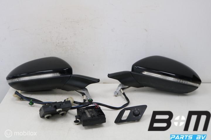 Set elektrisch inklapbare spiegels VW Golf 7 5G1857507BT, Auto-onderdelen, Gebruikt