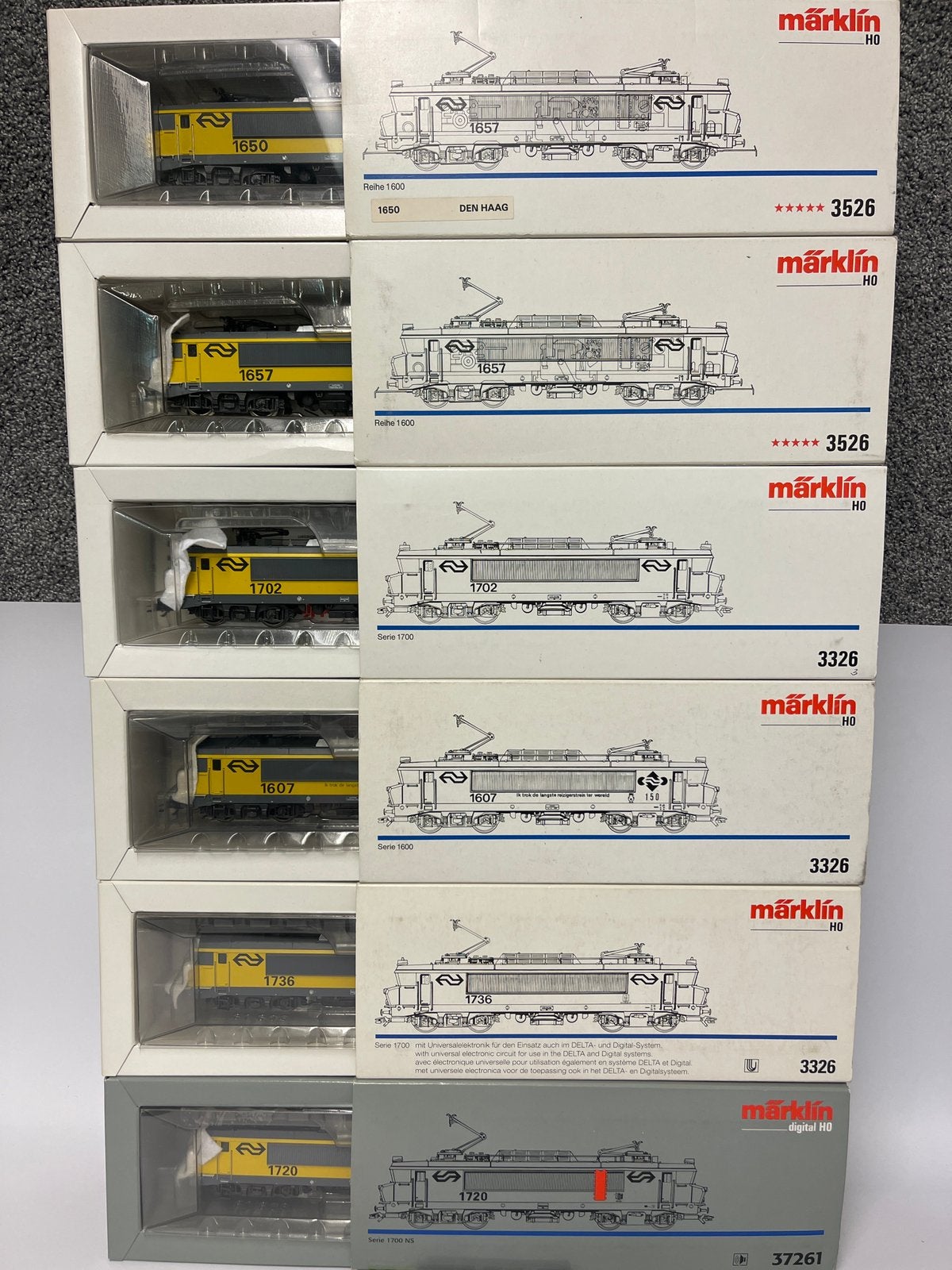 * NIEUW * 6x NS * 3526 * 3526 * 3326 * 3326 * 3326 * 37261 *, Hobby en Vrije tijd, Modeltreinen | H0, Wisselstroom, Locomotief