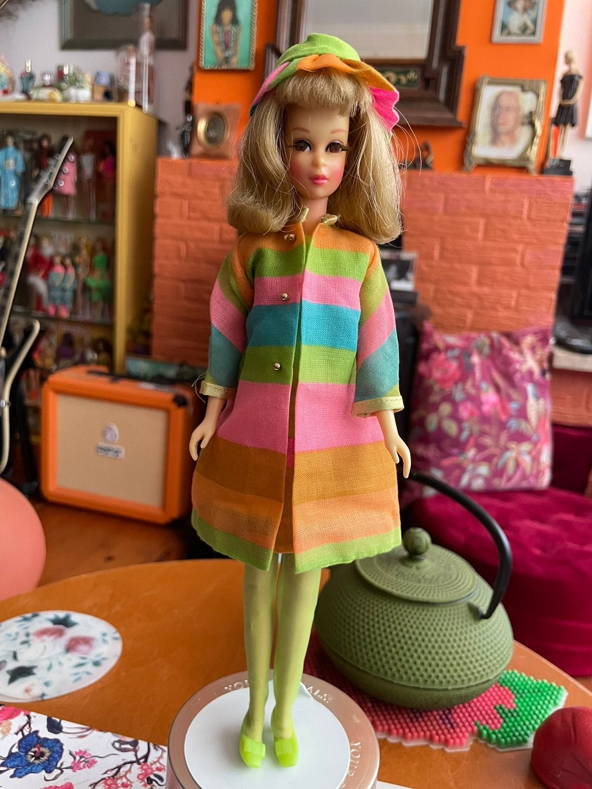 Barbie vintage Francie Merry Go Rounders mint en compleet, Verzamelen, Ophalen of Verzenden, Zo goed als nieuw, Kleertjes
