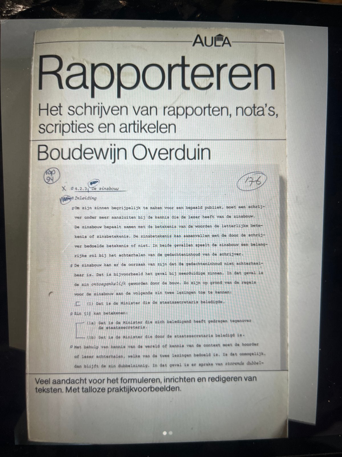 Rapporteren: Het schrijven van rapporten, nota's, scripties, Ophalen of Verzenden, Gamma, Gelezen, HBO