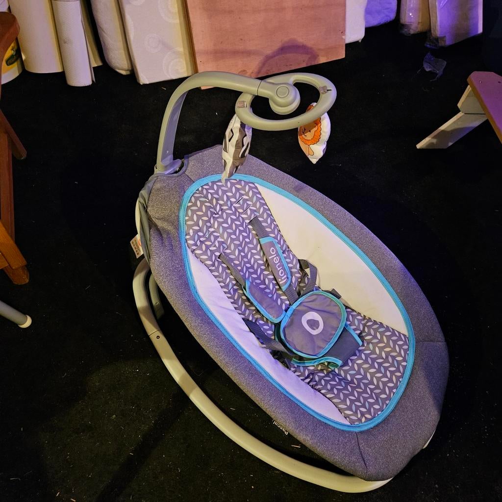 Schommelstoeltje voor baby's - Lionelo, Kinderen en Baby's, Wipstoeltjes, Verstelbaar, Wipstoel, Zo goed als nieuw, Ophalen