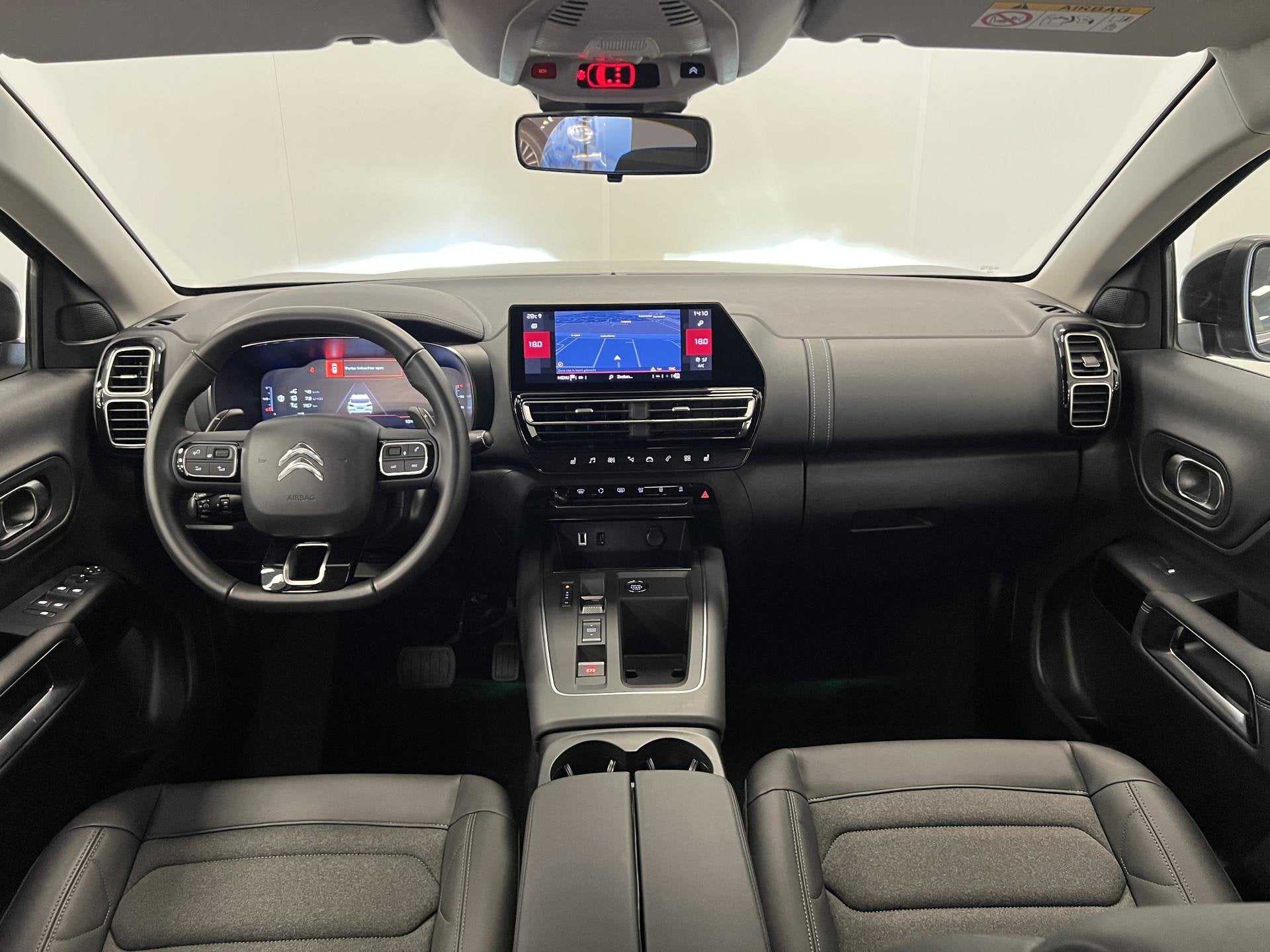 Citroën C5 Aircross 1.2 HYBRID 145PK AUT. PLUS UITV / KEYLE, Auto's, Citroën, 145 pk, Euro 6, 1199 cc, Leder en Stof