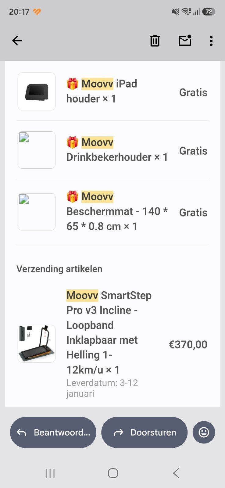 Foto 5 van Moovv Smartstep loopband