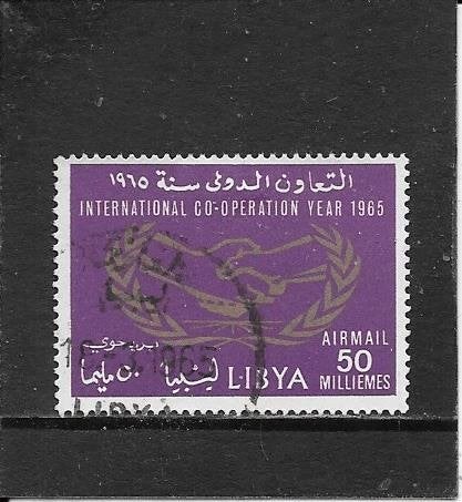 Libië internationaal samenwerkingsjaar, Ophalen of Verzenden, Libië, Gestempeld