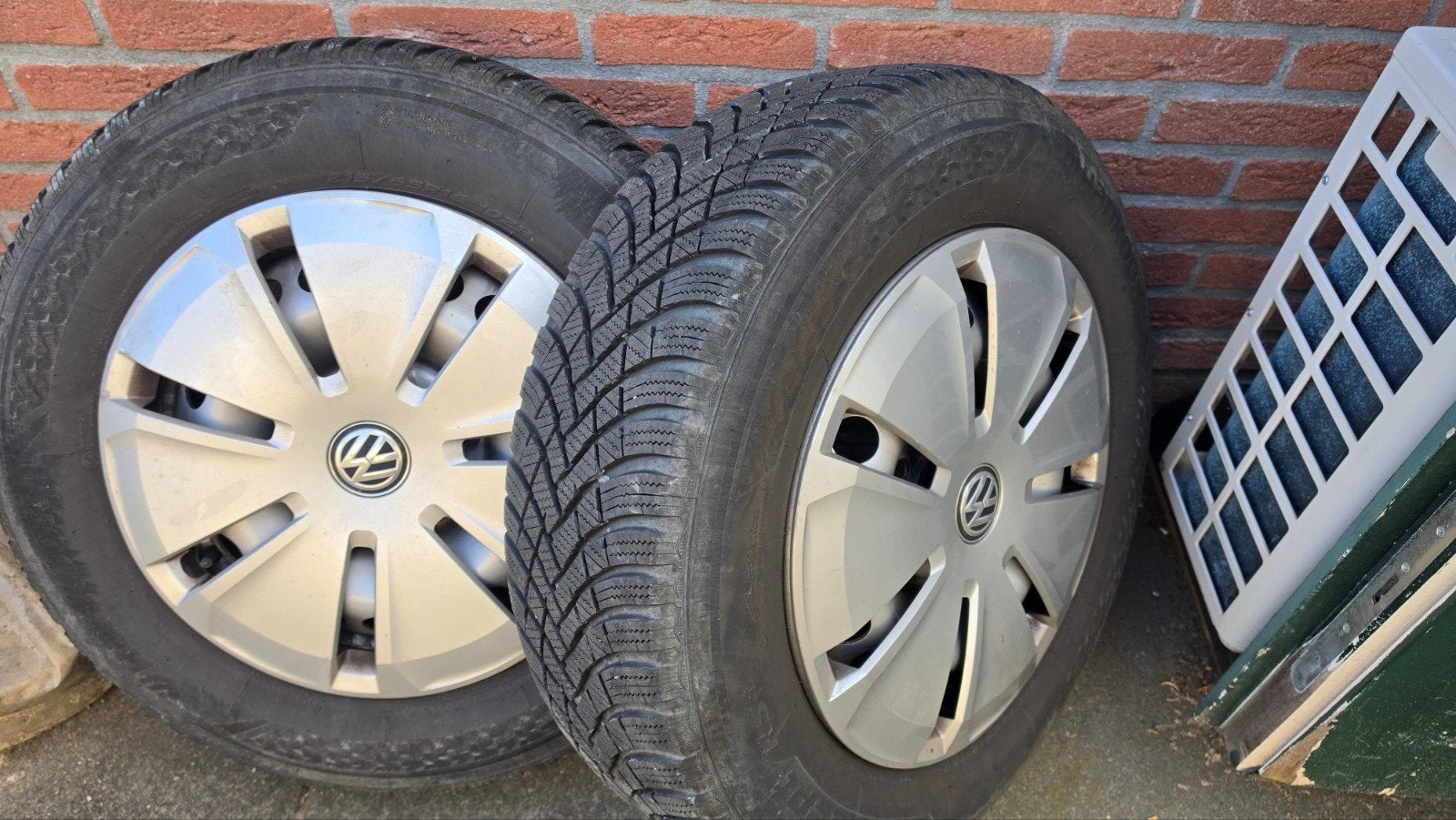 4 stalen velgen 16 inch Volkswagen Transporter T5, Velg(en), 16 inch, Bestelwagen, Gebruikt