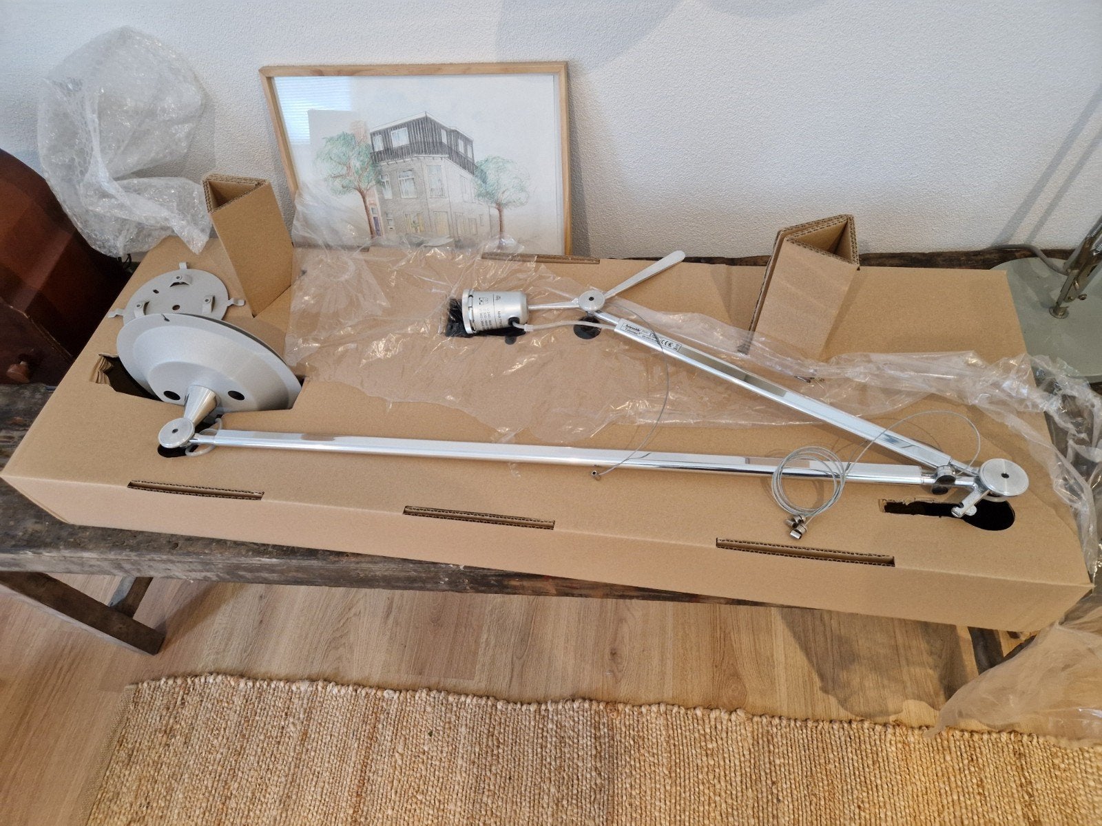 Artemide Tolomeo Plafondlamp - Nieuw in doos (zonder kap), Ophalen of Verzenden