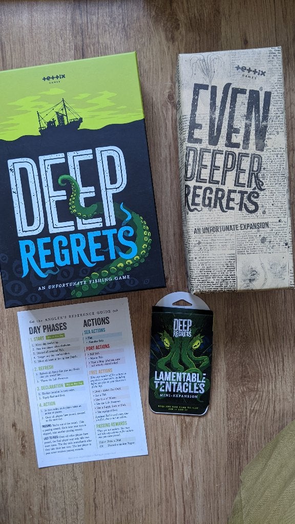 Deep Regrets en Even Deeper Regrets, Een of twee spelers, Ophalen of Verzenden, Nieuw