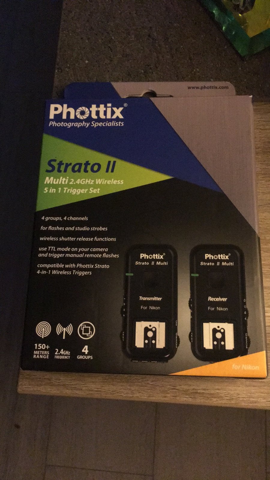 Phottix stratoII wirelees flash trigger  voor canon, Ophalen of Verzenden, Zo goed als nieuw