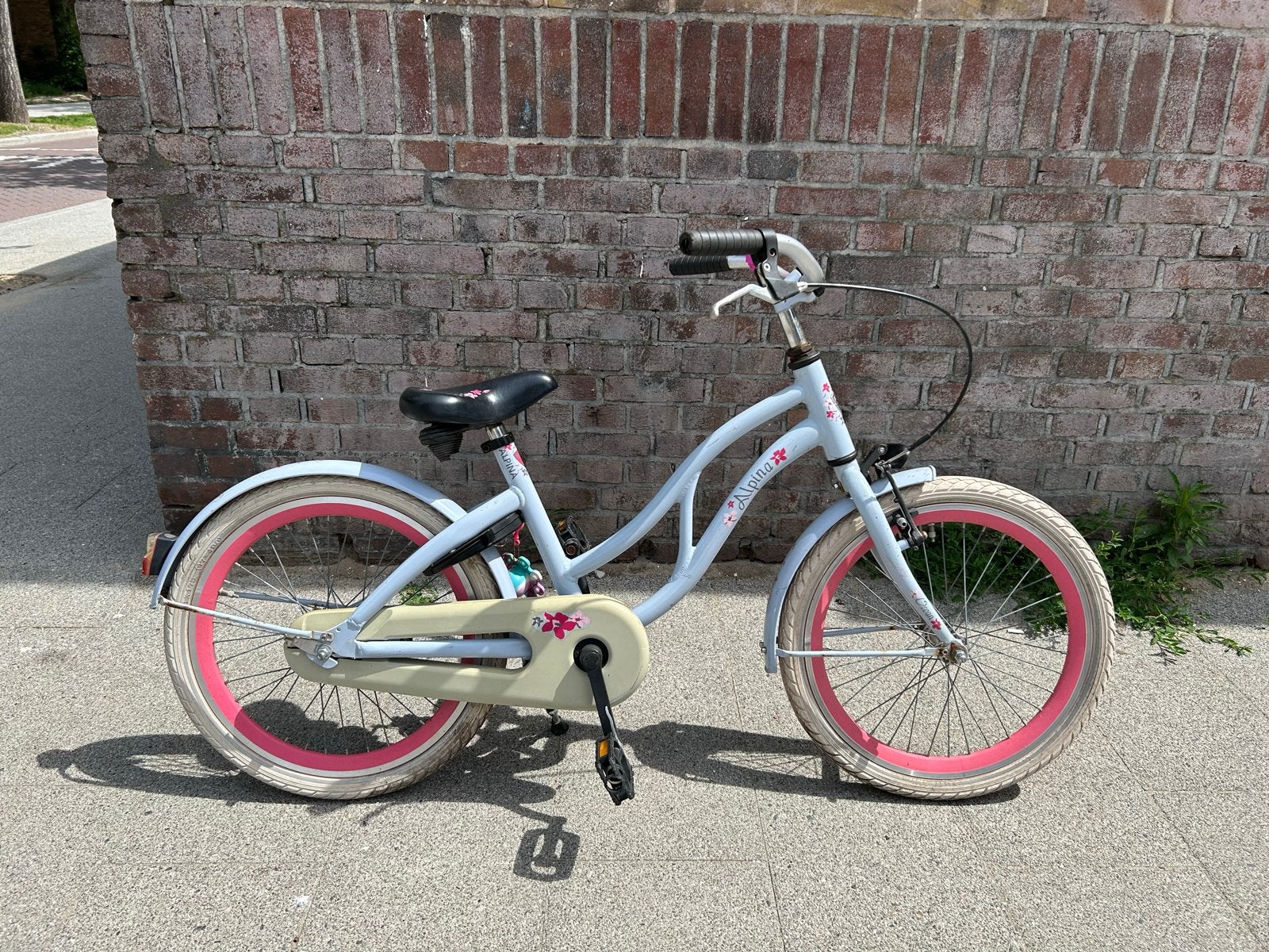 Leuke meisjesfiets Alpina - 20 inch, Terugtraprem, Gebruikt, Ophalen of Verzenden, Handrem