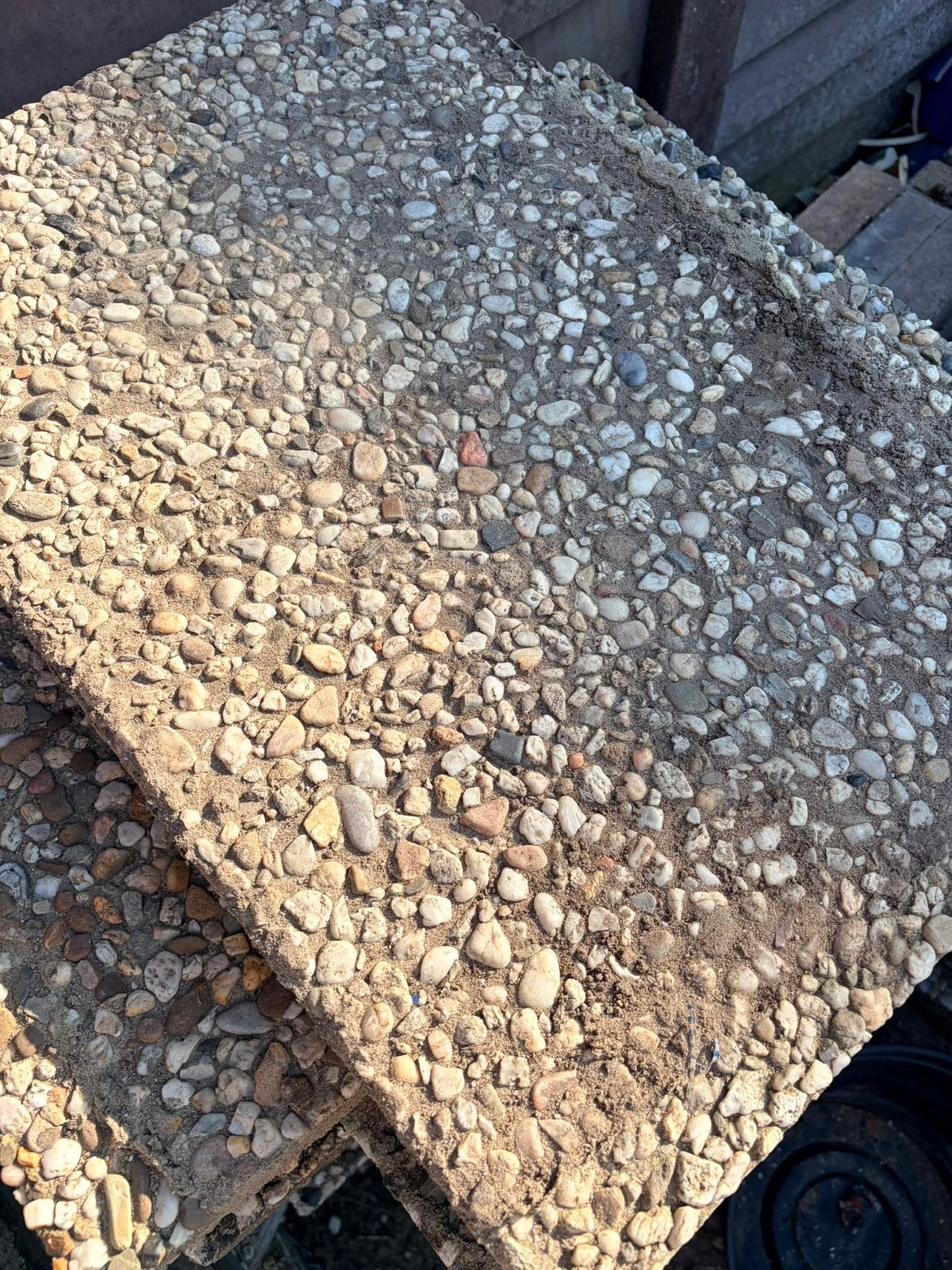 Grindtegels 40 bij 60, Tuin en Terras, Ophalen, Gebruikt, Rechthoekig