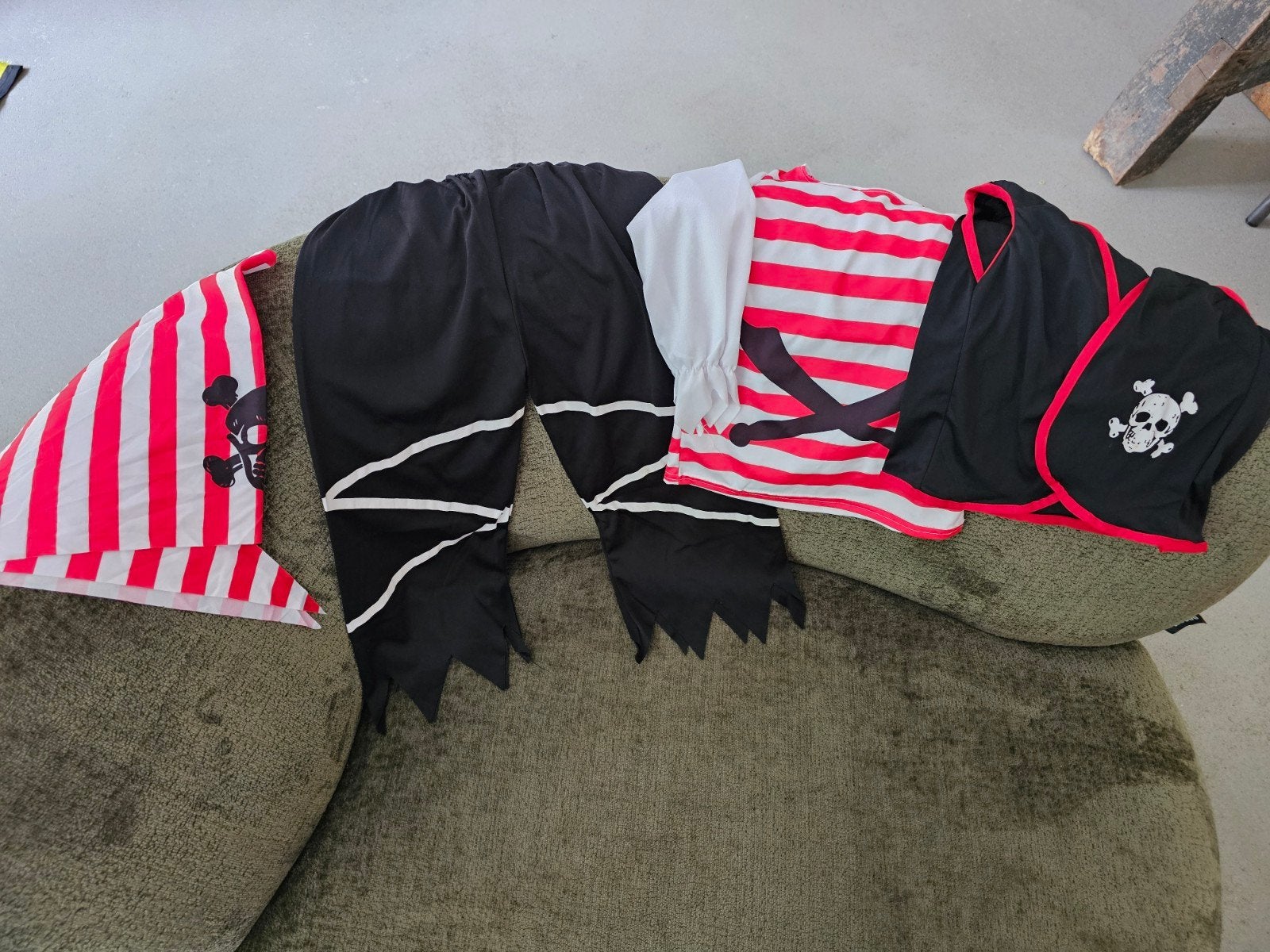 Piraten verkleedkleding maat 98, Ophalen of Verzenden, Gebruikt, Jongen of Meisje, Setje