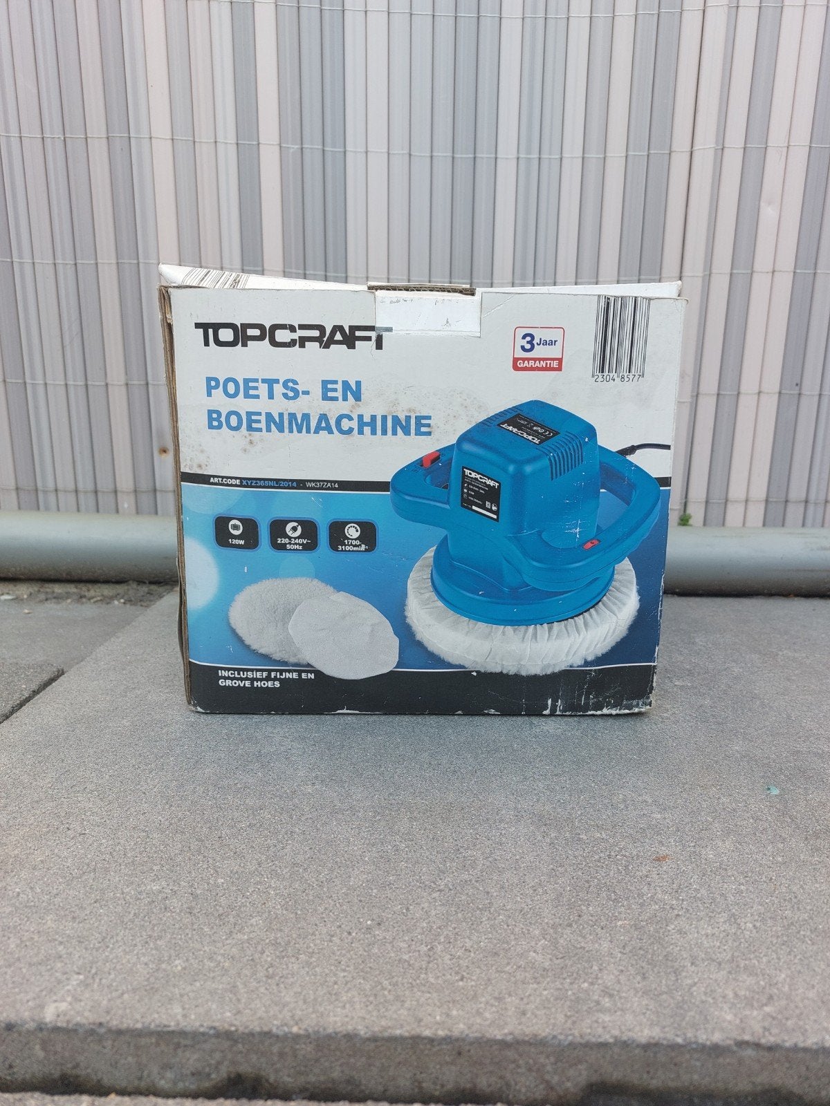 topcraft polijstmachine blauw, Auto diversen, Onderhoudsmiddelen, Ophalen