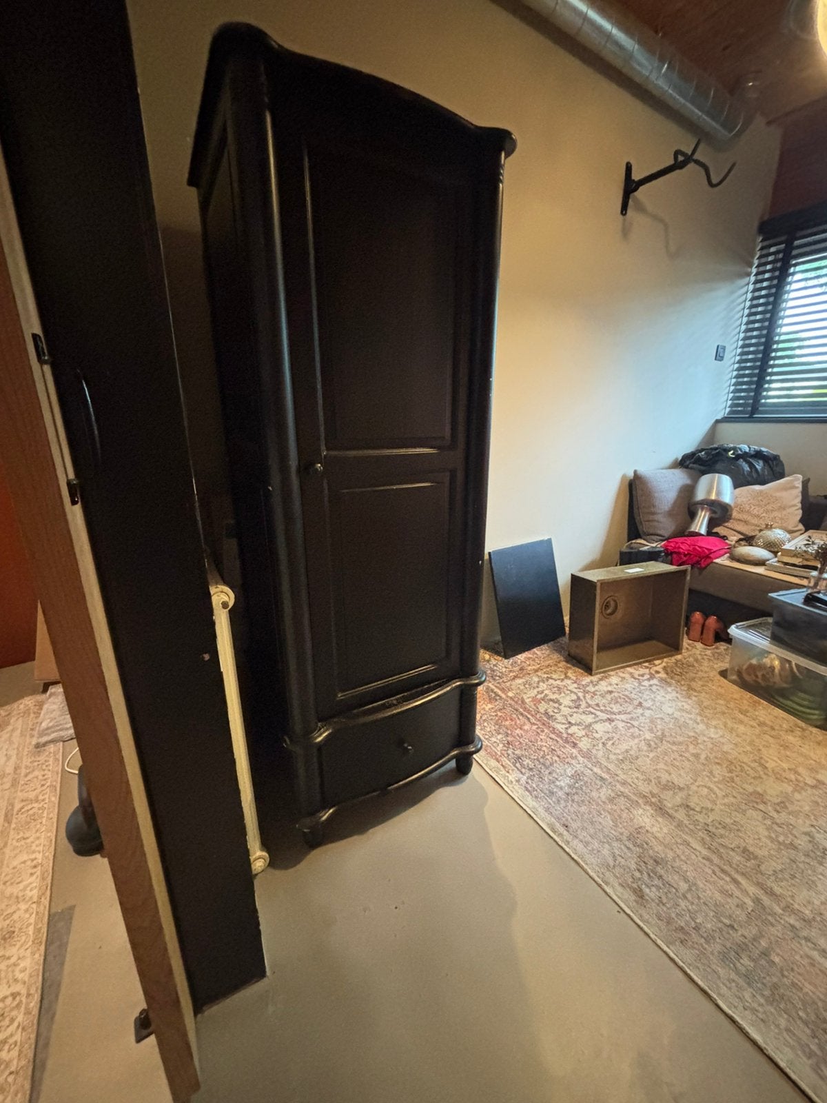 Brocante kleding kastje, Huis en Inrichting, Kasten | Buffetkasten, Gebruikt, 50 tot 100 cm, Brocante, 50 tot 75 cm