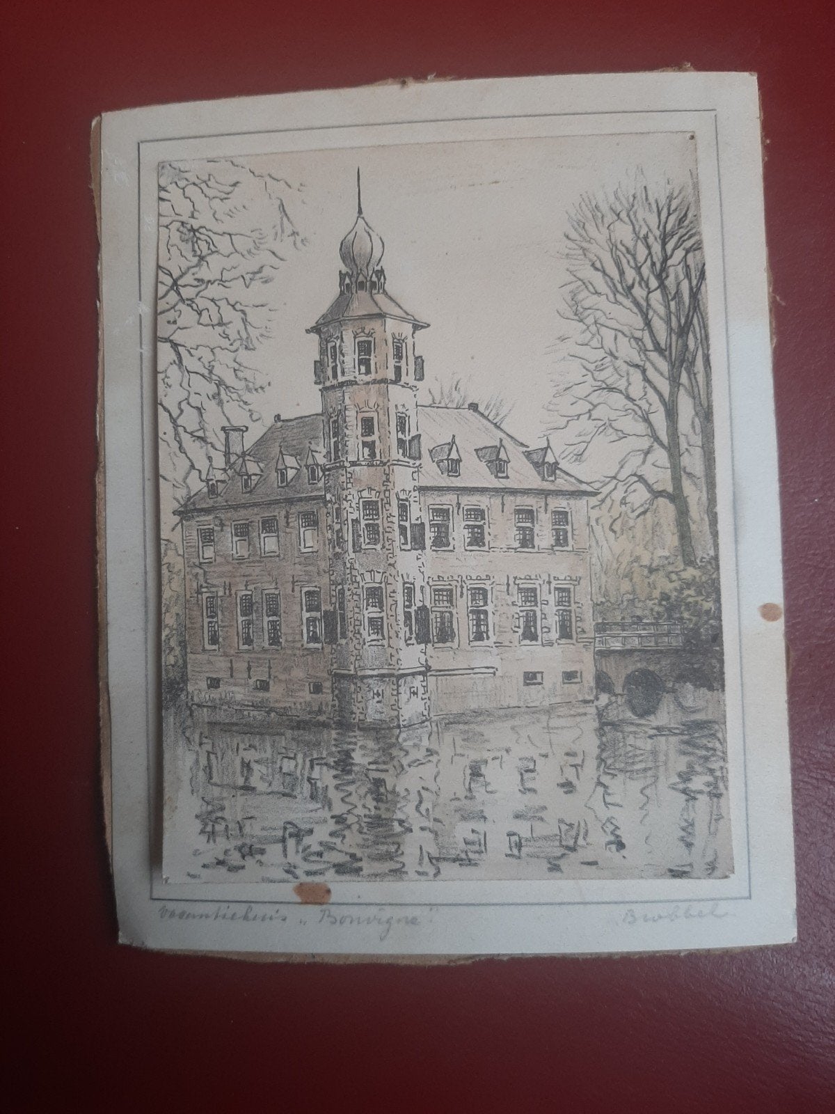 Coolstof tekening /breda, Antiek en Kunst, Ophalen of Verzenden