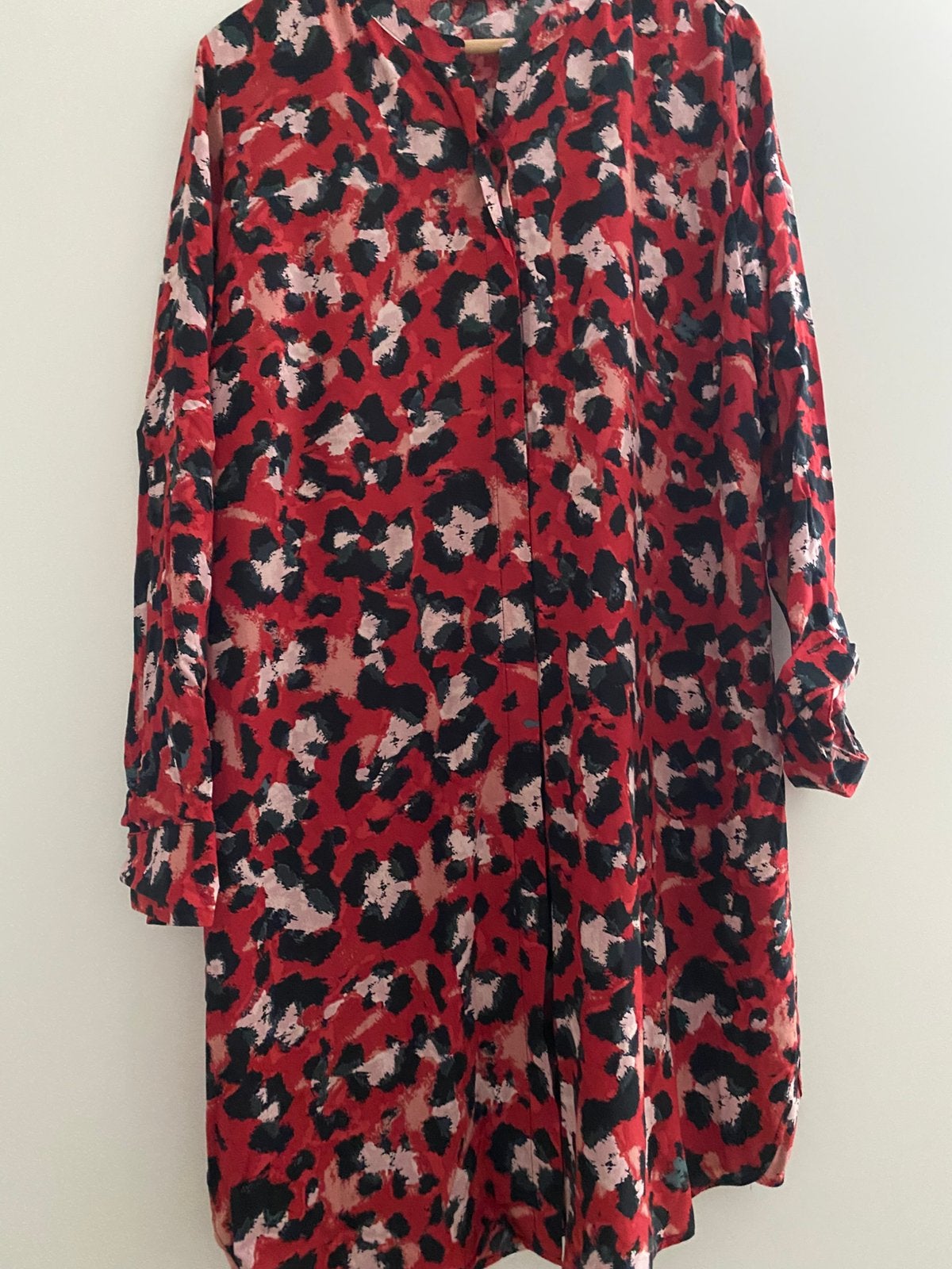 Gerisha Rode Tuniek /Blouses met Luipaardprint - Maat XL/42, Kleding | Dames, Ophalen of Verzenden, Zo goed als nieuw, Rood, Boven de knie