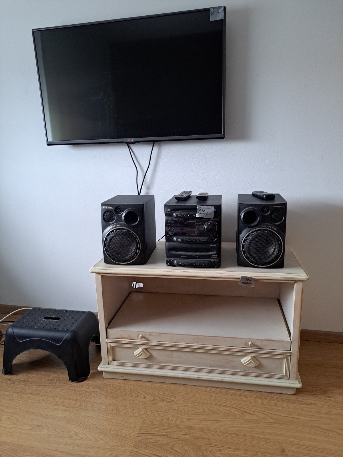 stereo set, Ophalen, Gebruikt