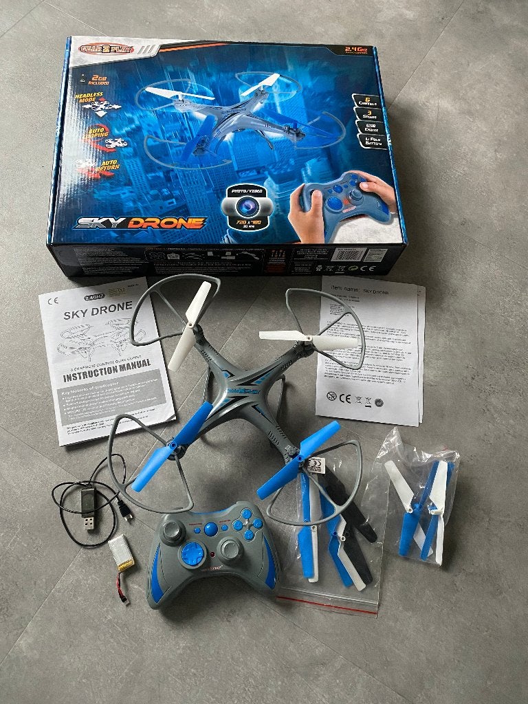 Sky Drone Gear 2 Play Z.G.A.N., Ophalen of Verzenden, Zo goed als nieuw, Cameradrone, Overige merken