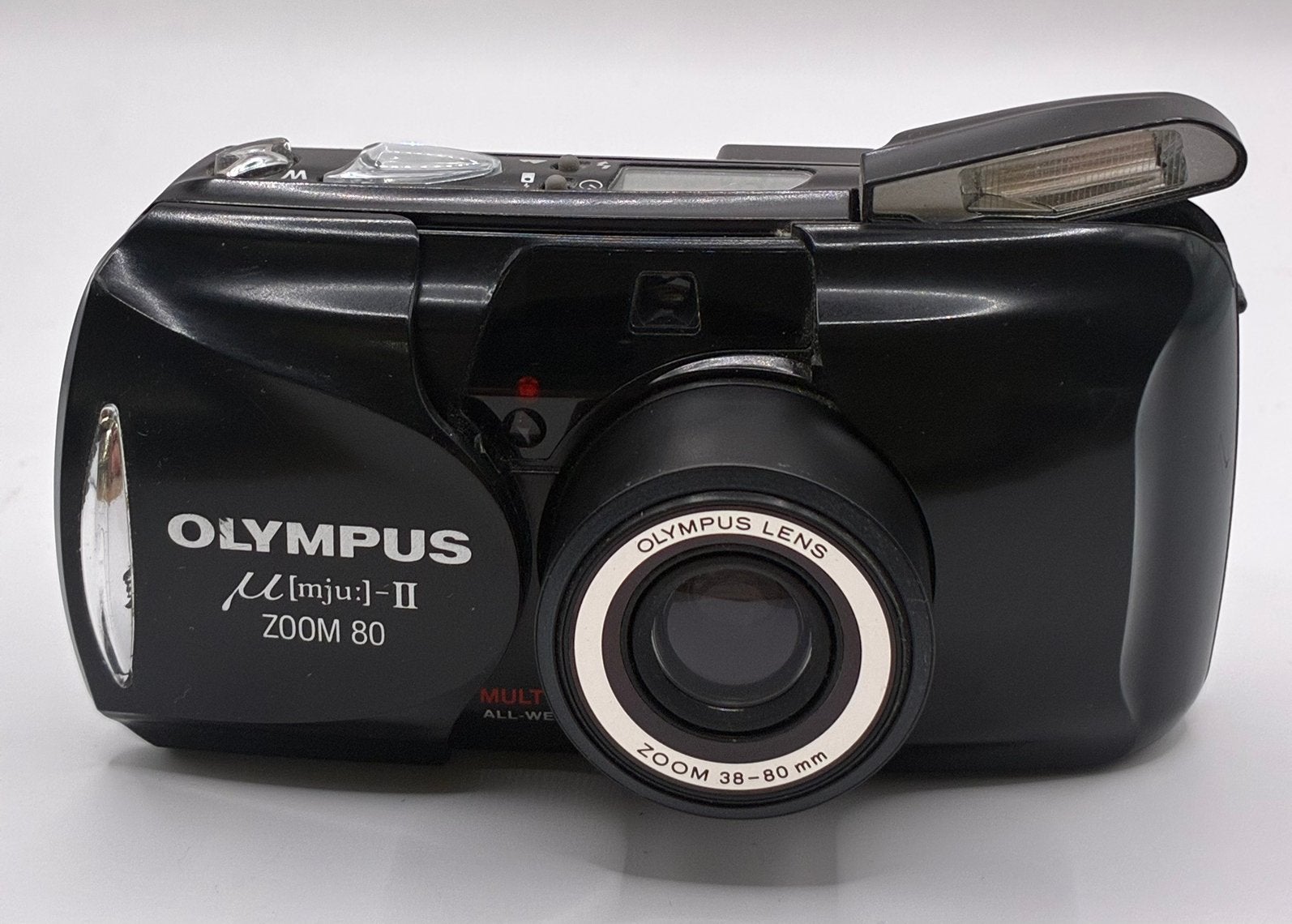 Olympus mju II zoom 80, Audio, Tv en Foto, Fotocamera's Analoog, Ophalen of Verzenden, Zo goed als nieuw, Compact, Olympus