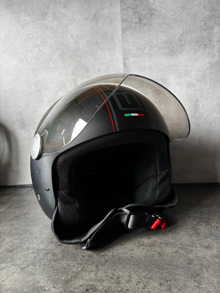 Beon Scooterhelm Mat Zwart - maat M, Ophalen, Zo goed als nieuw, Medium