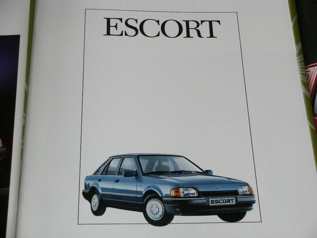 Autofolders Ford o.a. uit 1986, Ophalen of Verzenden, Zo goed als nieuw, Ford