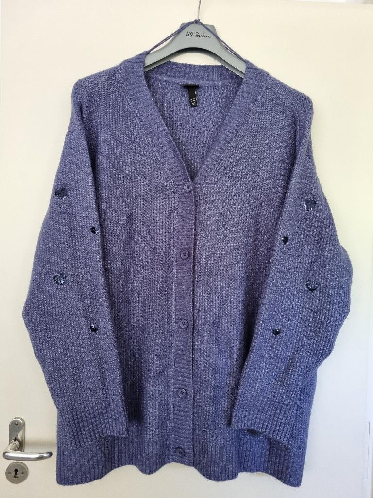 Lavendelblauw vest van Ulla Popken maat: 50/52, Blauw, Trui of Vest, Nieuw, Ulla Popken