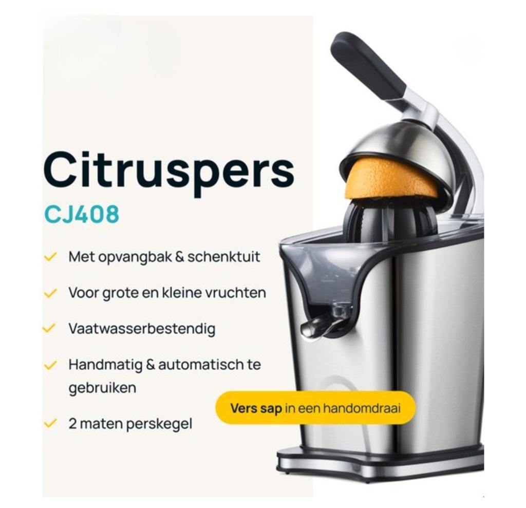 Citruspers moa, Ophalen, Elektrisch, Citruspers